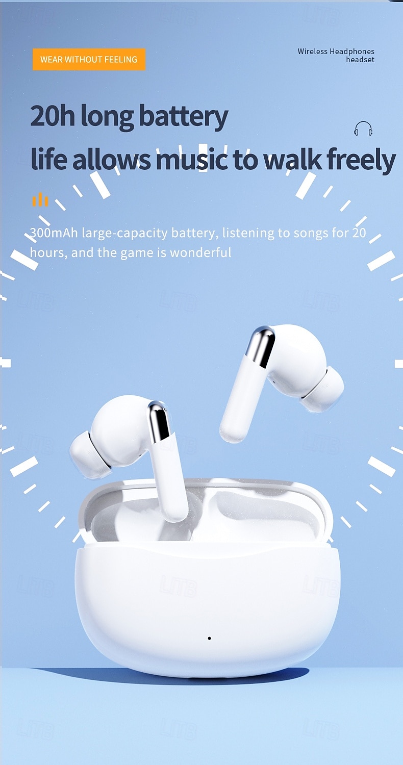 YW15 True Wireless Headphones TWS Earbuds In Ear Bluetooth 5.3 LED Light Deep Bass for Apple Samsung Huawei Xiaomi MI  Camping / Hiking Running Fitness Office Business Mobile Phone Gaming 2025 - $15.99 –P2