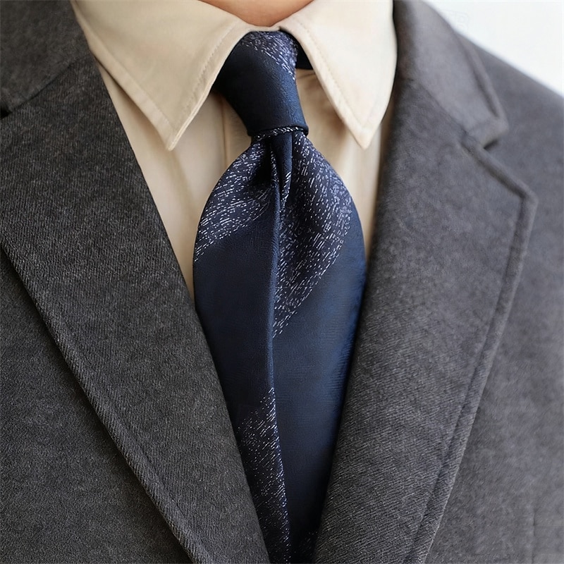 Hombre Corbatas Moda Clásico Contemporáneo moderno Estampado Rayas Fiesta de Boda Ropa Cotidiana 2026 - $6.99 –P7