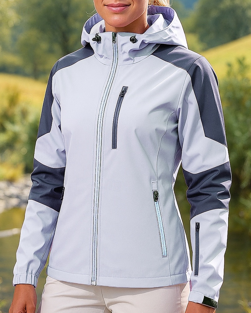 Femmes Coupe-Vent Veste softshell Veste de randonnée Extérieur Imperméable Coupe-vent Tenues de randonnée Vêtements de randonnée Printemps Automne Top Pêche Camping / Randonnée / Spéléologie Course de 2026 ? $38.99 –P5