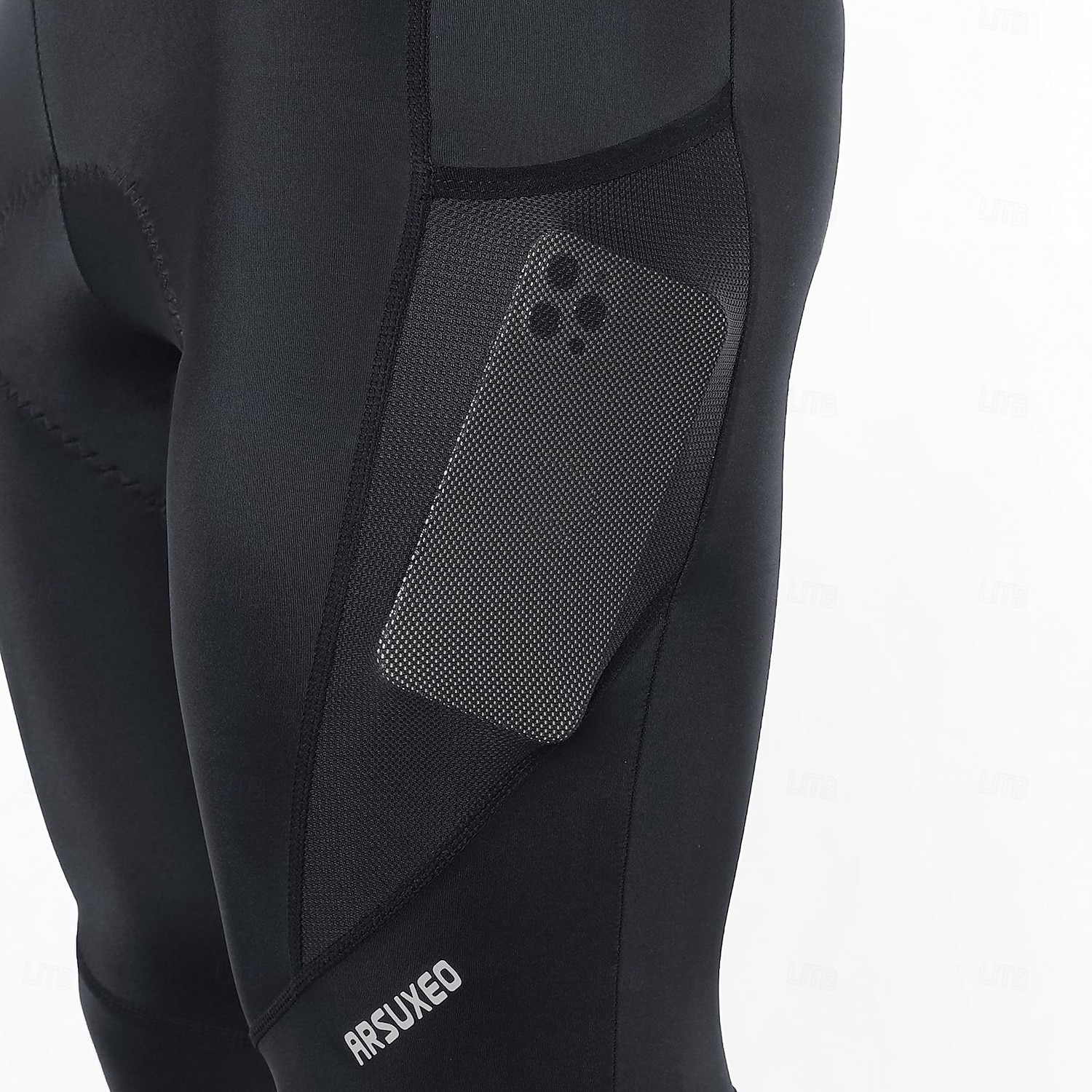 Arsuxeo Miesten Yhtenäinen väri Pyöräilytrikoot Pyöräilyhousut Haalarishortsit pyöräilyyn Pyörä Pyöräily Sukkahousut Rintaliivit Muotoon sopiva Maastopyöräily Maantiepyöräily Urheilu Tuuletus Venyv 2025 - $40.99 –P10