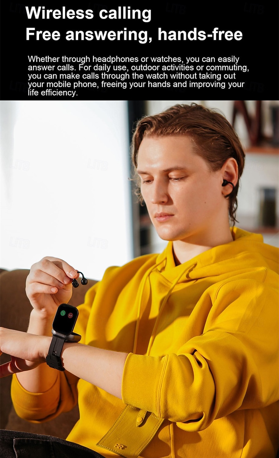 TWSD12 Smart Watch 2.01 inch Smartwatch Fitness Running Watch Bluetooth Temperature Monitoring Activity Tracker Sedentary Reminder Compatible with Android iOS Women Men Long Standby Hands-Free Calls 2025 - $55.99 –P11