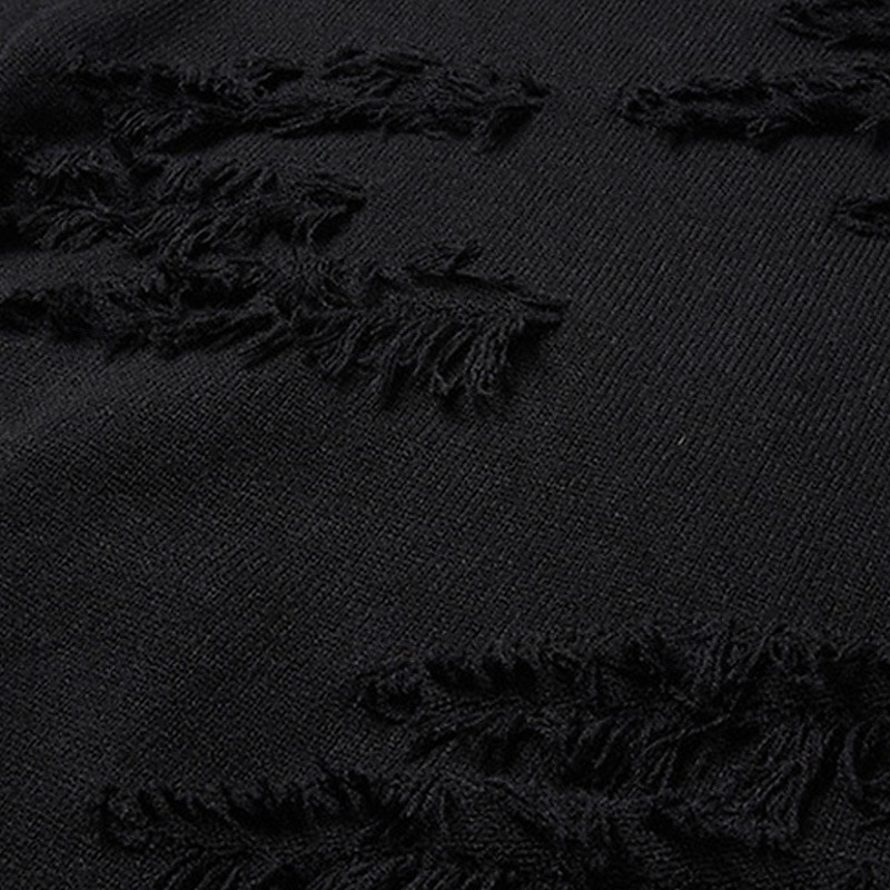 Herren Pullover Strickpullover Gerippt Stricken Normale Oberteile Gestrickt Zerrissen Einfach Rundhalsausschnitt Mode Basic Urlaub Alltagskleidung Bekleidung Herbst Winter Schwarz Khaki M L XL 2026 - $47.99 –P9