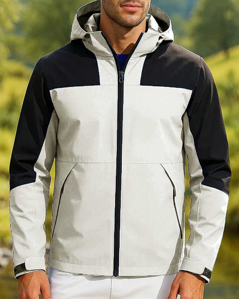 Hombre Cortavientos Chaqueta Chaqueta Softshell Chaqueta para senderismo Al aire libre Impermeable Resistente al Viento Trajes de senderismo Ropa de senderismo Primavera Otoño Camiseta Pesca Camping 2025 - $26.99 –P8