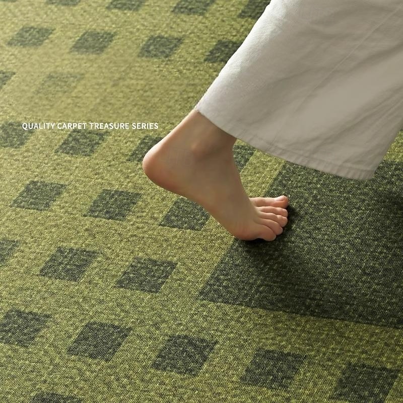 Tapete vintage verde francês, tapete luxuoso para sala de estar, tapete elegante para cabeceira de quarto, tapete grande resistente a manchas e fácil de limpar de 2026 por $107.99 –P5