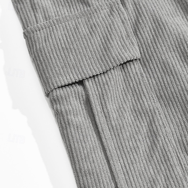 Per uomo Maglia Tuta da Ginnastica Set di abiti Bavero All'aperto Quotidiano Sportivo Coulisse Cardigan con Bottoni Tasca Blocco di colori Nero Blu marino Cachi Poliestere Abbigliamento sportivo Moda del 2026 a $49.99 –P13