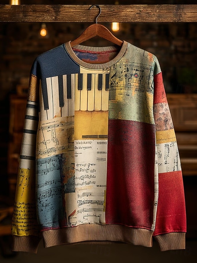 Damen Pullover Sweatshirt Patchwork Grafik Gestreift Abstrakt Lässig Langarm Rundhalsausschnitt Normale Oberteile Lässig Heim Arbeit Blau Gelb Hellgrün Rote Orange Frühling Herbst Winter 2026 - $28.99 –P4