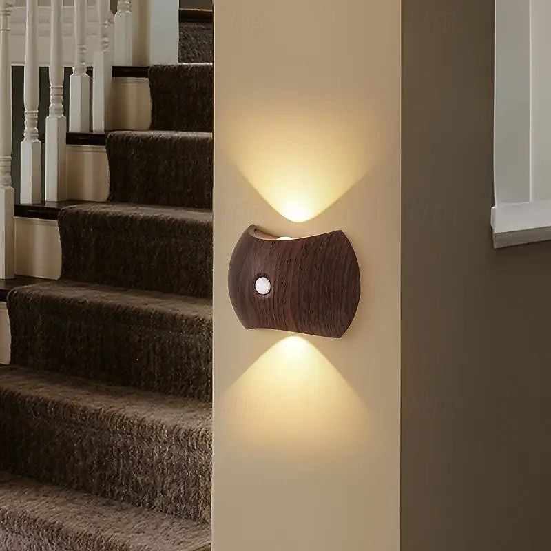 Luce notturna a LED intelligente con sensore di movimento PIR, lampada da parete portatile magnetica, 3 modalità di illuminazione, installazione wireless per terrazza, ingresso, camera da letto, del 2025 a $26.99 –P9