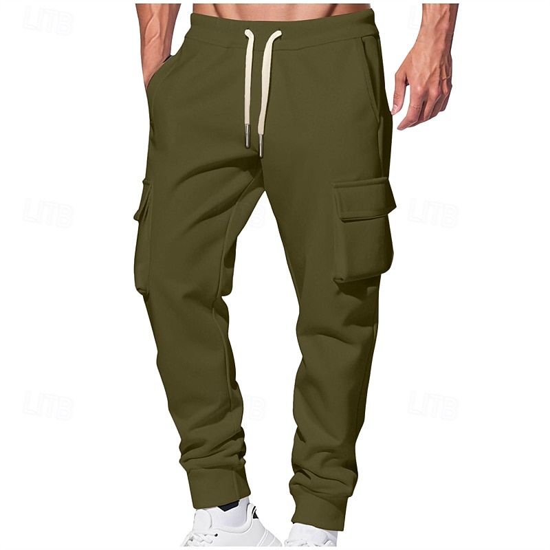 Per uomo Pantaloni da Tuta Cargo Pantaloni da tuta Joggers Pantaloni Coulisse Tasca Elastico in vita Semplice Comodità Quotidiano Sport all'Aperto Moda Casual Rosa Rosso Micro-elastico del 2026 a $20.99 –P13