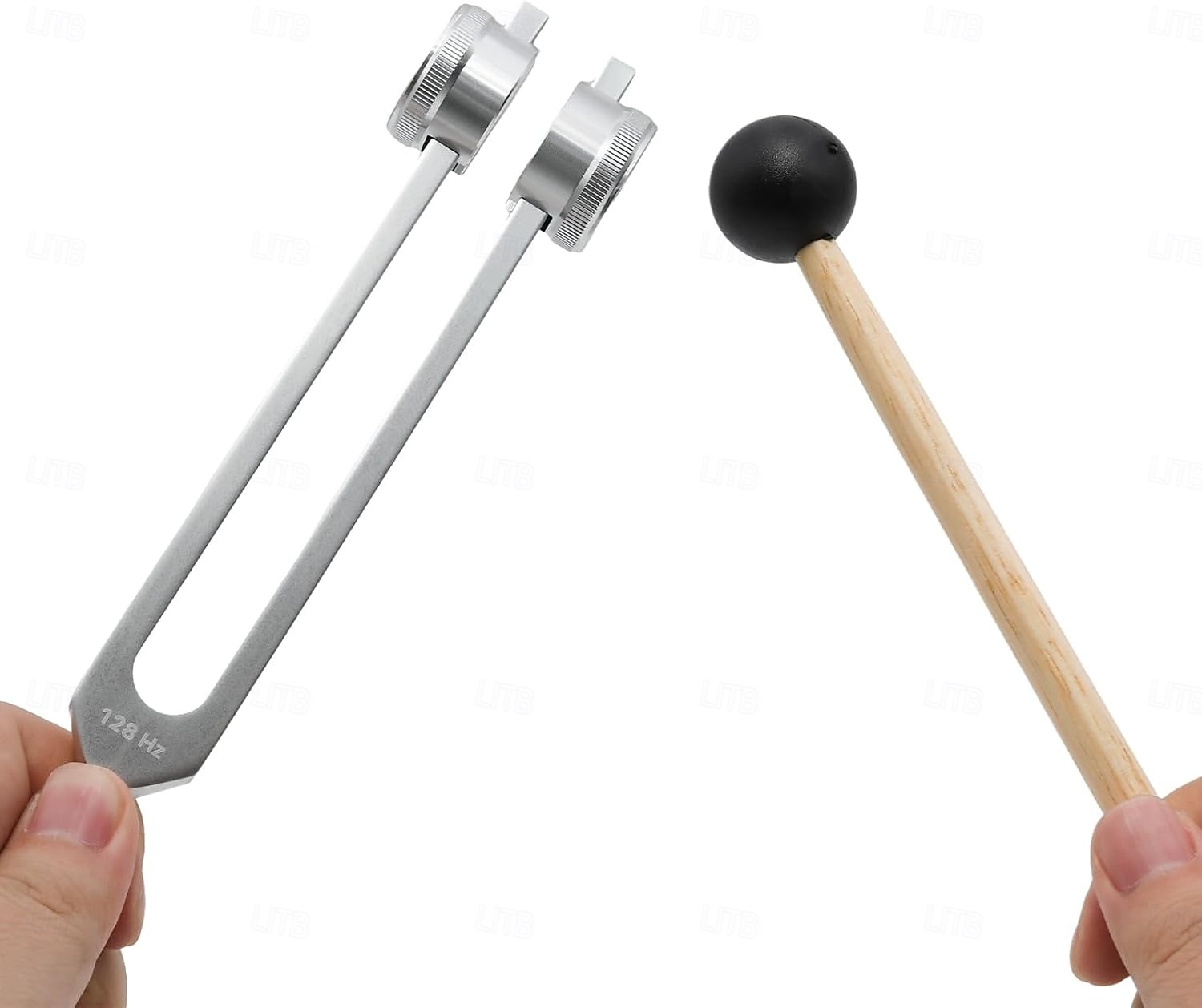 128 Hz The Healing Instrument, Aluminum Alloy Sensory Tuning Fork Set with Silicone Hammer, Cleaning Cloth & Storage Bag, Sound Therapy Yoga and Meditation Accessories 2026 - $16.99 –P2