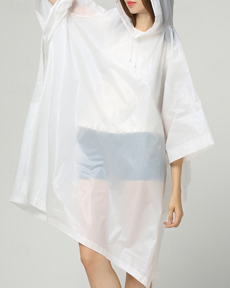 Dámské Plášť / pláštěnky Voděodolný Větruvzdorné Nepravidelný lem Na běžné nošení Bez vzoru Venkovní Dovolená ulice Denní nošení Dlouhé Kapuce Běžný Dlouhý rukáv Svrchní oděvy Bílá Žlutá Světlá růžová 2026 - $23.99 –P4