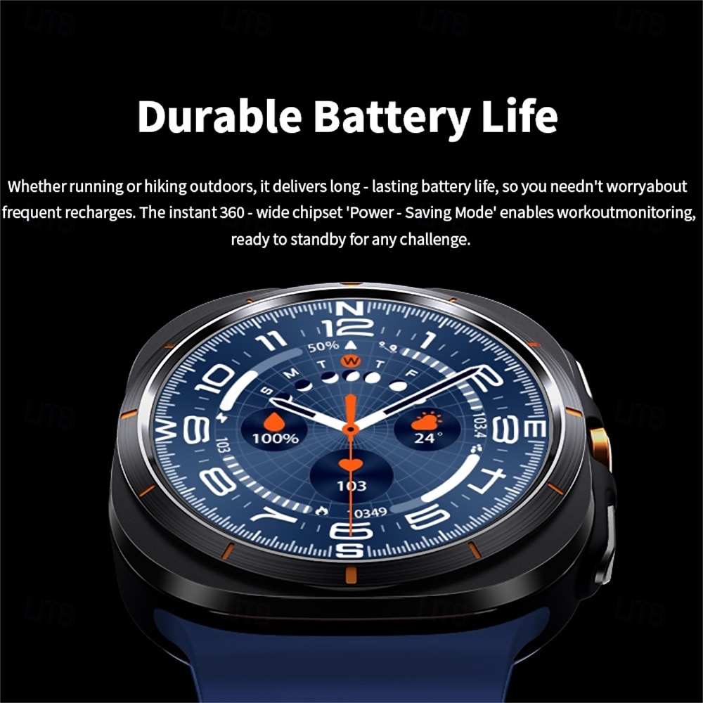 HD8ultra Reloj inteligente 1.46 pulgada Smartwatch Reloj elegante Bluetooth Monitoreo de temperatura Podómetro Recordatorio de Llamadas Compatible con Android iOS Mujer Hombre Larga espera Llamadas 2025 - $52.99 –P3