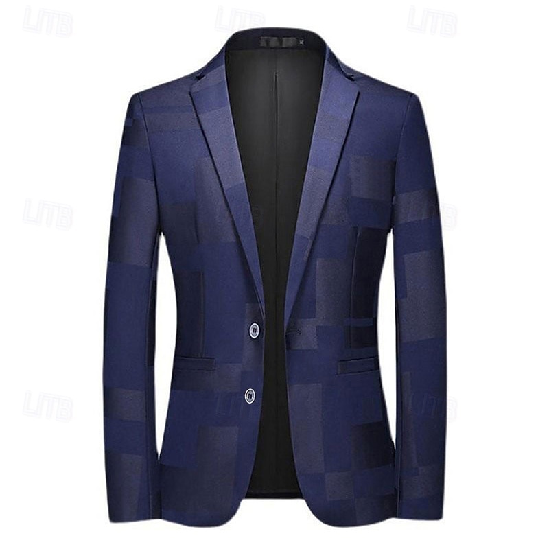 Per uomo Plaid Manica Lunga Collo ripiegato Vintage Affari Lavoro Abbigliamento da lavoro Uscire Bottoni Stampato del 2026 a $75.99 –P4