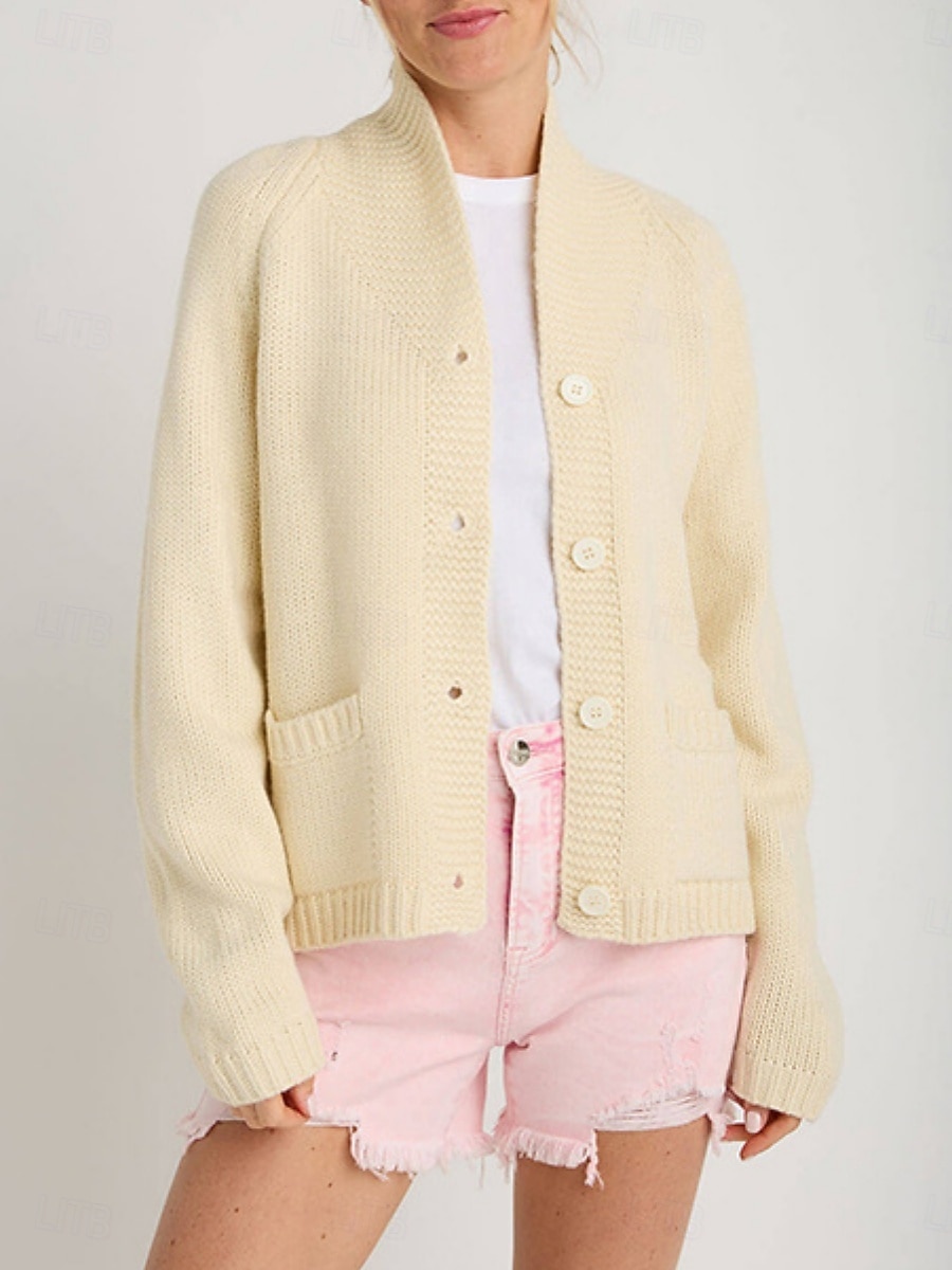 Γυναικεία Πουλόβερ Καθημερινό Μαλακή Ζώο Κοτλέ Κολάρο Πουκαμίσου Κουμπιά Πλεκτό Μακρυμάνικο Κανονικά μπλουζάκια Πλέκω ΕΞΩΤΕΡΙΚΟΥ ΧΩΡΟΥ Καθημερινά Σαββατοκύριακο Ρουμπίνι Βαθυγάλαζο Φθινόπωρο Χειμώνας 2025 - $39.99 –P7