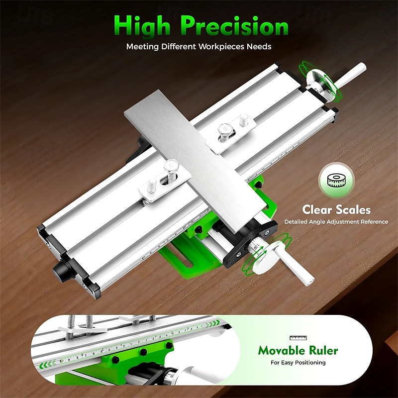 Mini Multifunction Drilling&Milling Machine Worktable Drill Vise Fixture Table Machine Tool for Bench Drilling Cross Slide Table 2026 - $100.99 –P12