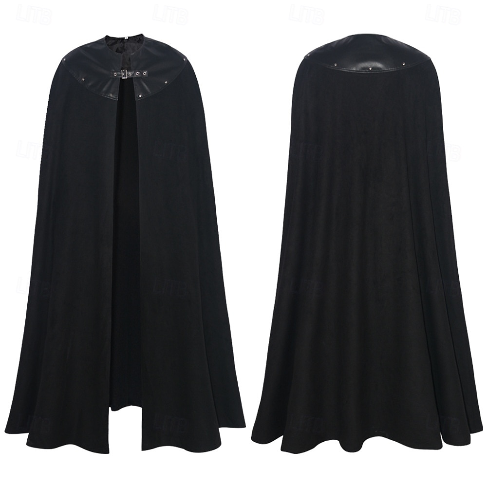Retro / vintage Średniowieczne Renesansowa Peleryna Płaszcz Wampir Wiking celtycki rycerz Strój na bal maskowy Męskie Damskie Dla obu płci Celtyckie Halloween Karnawał Spektakl LARP Ren Faire Doroślu 2025 - $40.99 –P1