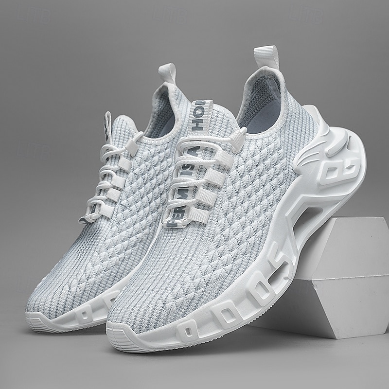 Men's Red Fashion Sneakers – Breathable Lace-Up Sport Shoes with Modern Sole Design for Running, Gym, Streetwear and Casual Weekend Outfits 2025 - $34.99 –P3