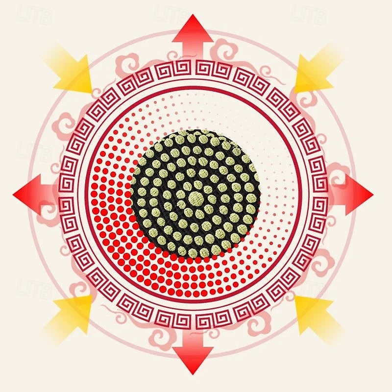 زوج واحد من أكمام الركبة ذاتية التسخين بالضغط على نقاط معينة من التورمالين، وسادات ركبة حرارية مزدوجة الجوانب من نبات الشيح للرجال &دعامة دعم المفاصل الدافئة للنساء لعلاج برودة الساقين وتخفيف آلام 2026 - $10.99 –P11