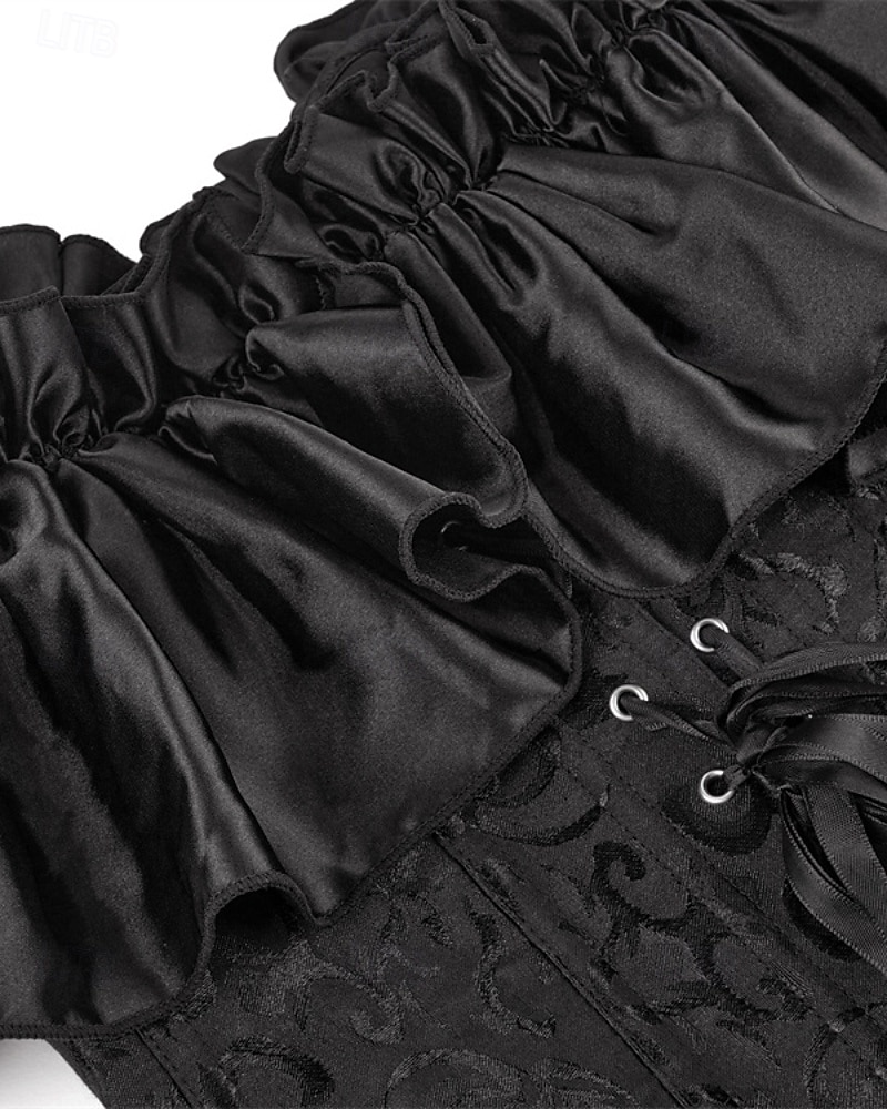 Γυναικεία Κορσέδες Shapewear Μέσης Cincher Διαμορφωτικός Ρουχισμός Σέξι κορσέ Σέξι Γλυκός Μονόχρωμες Σουρωτά Εξώπλατο Διακοπές Δρόμος Ημερομηνία Αμάνικο Κορσές Μαύρο Λευκό Μπεζ Άνοιξη Φθινόπωρο 2025 - $35.99 –P5