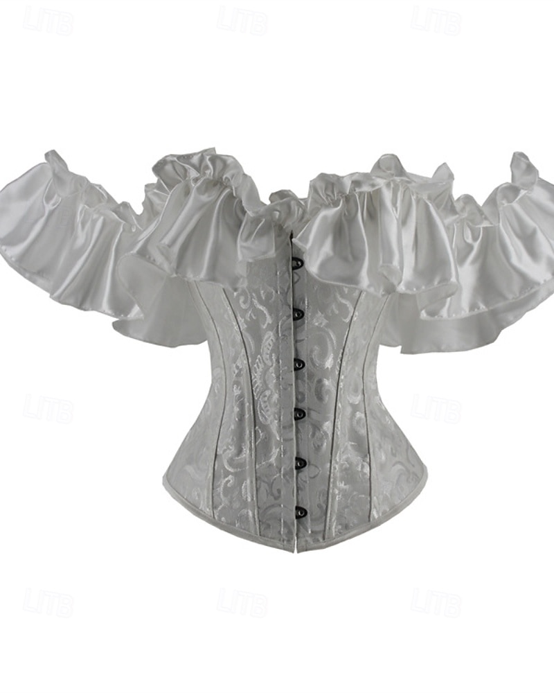 Γυναικεία Κορσέδες Shapewear Μέσης Cincher Διαμορφωτικός Ρουχισμός Σέξι κορσέ Σέξι Γλυκός Μονόχρωμες Σουρωτά Εξώπλατο Διακοπές Δρόμος Ημερομηνία Αμάνικο Κορσές Μαύρο Λευκό Μπεζ Άνοιξη Φθινόπωρο 2025 - $35.99 –P8