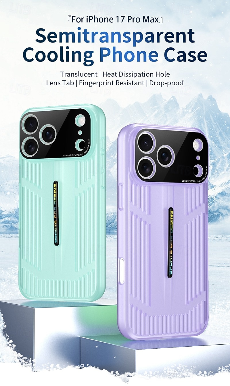 Phone Case For iPhone 17 Pro Max 17 Air 16 15 14 Pro Max 13 Pro Max Back Cover Camera Lens Protector Non-Yellowing Shockproof Retro PC 2025 - $9.99 –P1