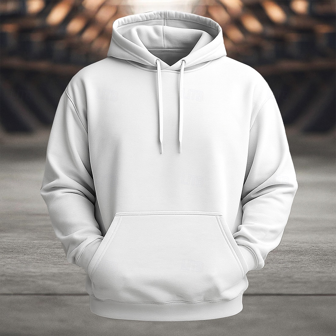 Férfi Zászló UK Kapucnis felsőrész Pulóver Sportok Divat Terített nyak Szabadtéri Iroda Utcai öltözék Fekete Fehér Zsinór 3D Ősz Tél Tervező 2025 - $26.99 –P3