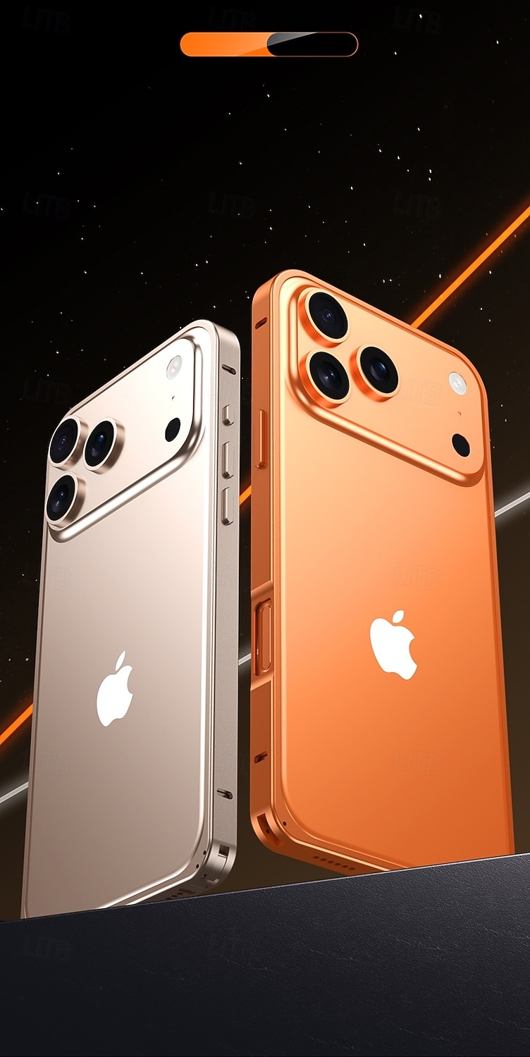 телефон Кейс для Назначение iPhone 17 Pro Max 17 Air 17 Противоударная рамка Защита от удара Ретро Металл 2025 - $12.99 –P1