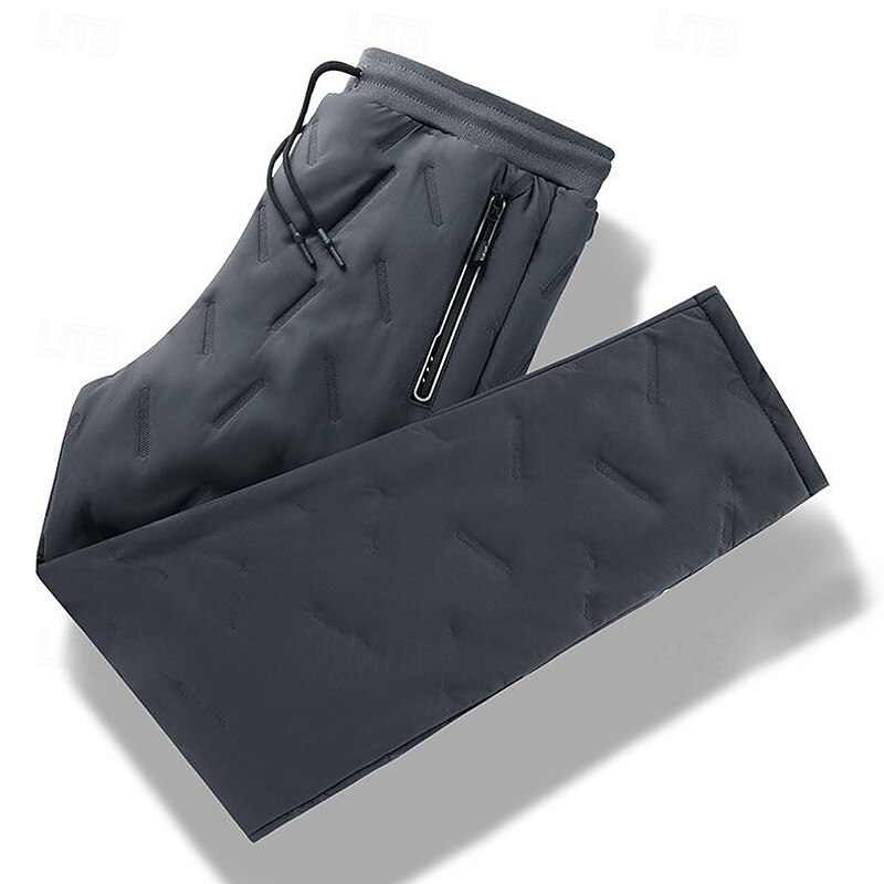 Herren Winter-Jogginghose Shrepa Fleecehose Dick Mit Taschen Unterteile Fitnessstudio Athleisure Trainieren Herbst Winter Winddicht Warm Fitnessstudio Outdoor Laufen Normale Passform Sportbekleidung 2026 - $21.99 –P9
