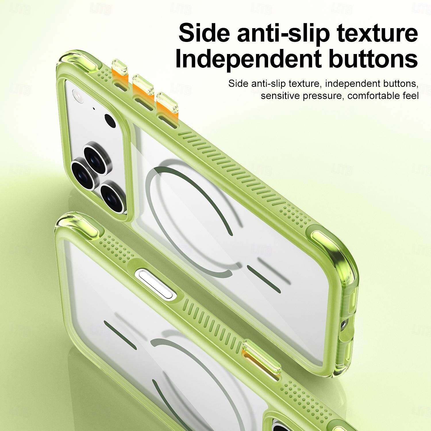Phone Case For Samsung Galaxy 17 Pro Max 17 Air 16 15 14 Pro Max Plus 13 Pro Max Back Cover Magnetic Adsorption Support Wireless Charging Kickstand Non-Yellowing Retro TPU Acrylic 2025 - $16.99 –P6