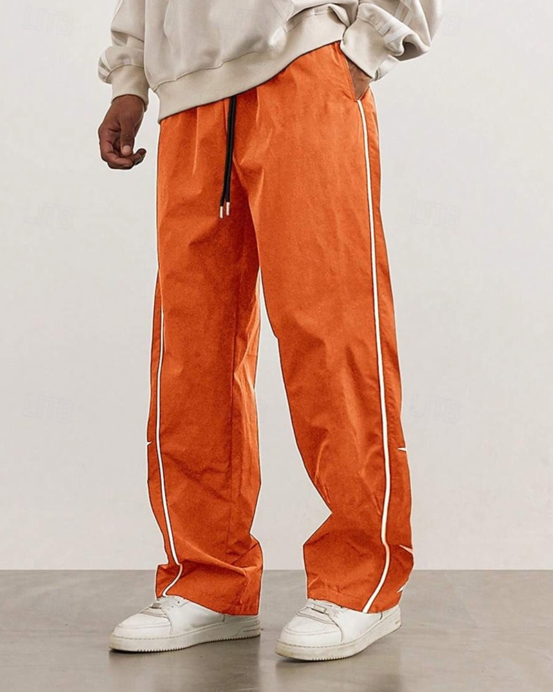 Ανδρικά Παντελόνια Τεχνολογικά παντελόνια Casual παντελόνι Κορδόνι Τσέπη Ελαστική μέση Stea Άνεση Υπαίθρια Αθλήματα Καθημερινά Μοντέρνα Καθημερινό Μαύρο Βαθυγάλαζο Μικροελαστικό 2026 - $22.99 –P1