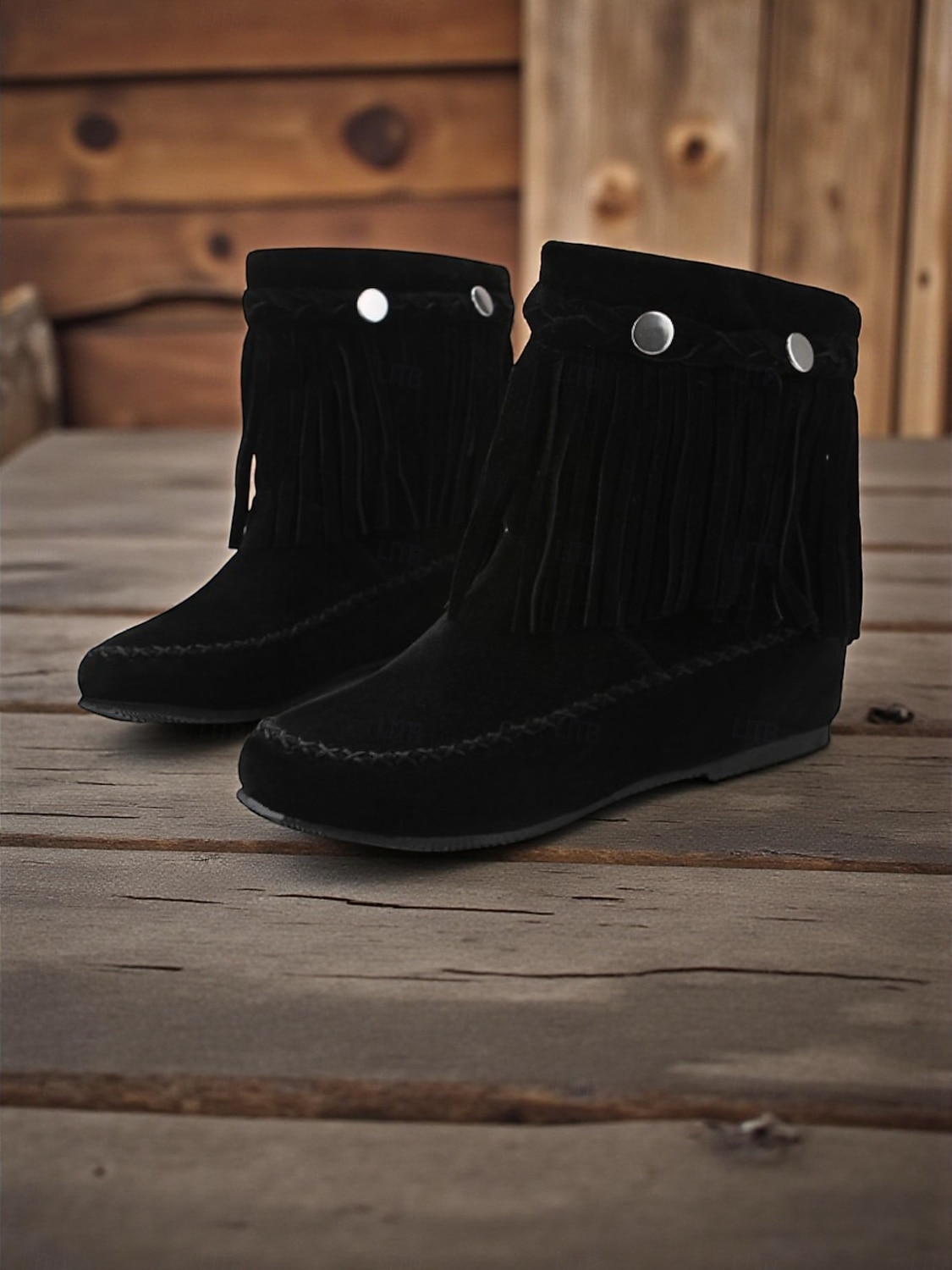 Women's Bohemian Fringe Moccasin Boots Soft Suede Flat Ankle Shoes with Retro Detailing for Casual Outfits and Everyday Wear 2026 - $54.99 –P4