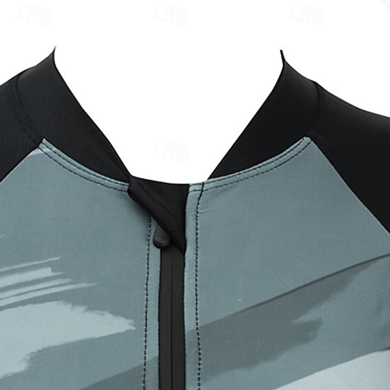 Dam Rash-guards Baddräktsset 2-delade baddräkter med shorts Lappverk Dragkedja fram UPF50+ Snabb tork Hög Elasisitet Kortärmad Badkläder Surfing Dykning Snorkelfenor Sommar 2026 - $40.99 –P18