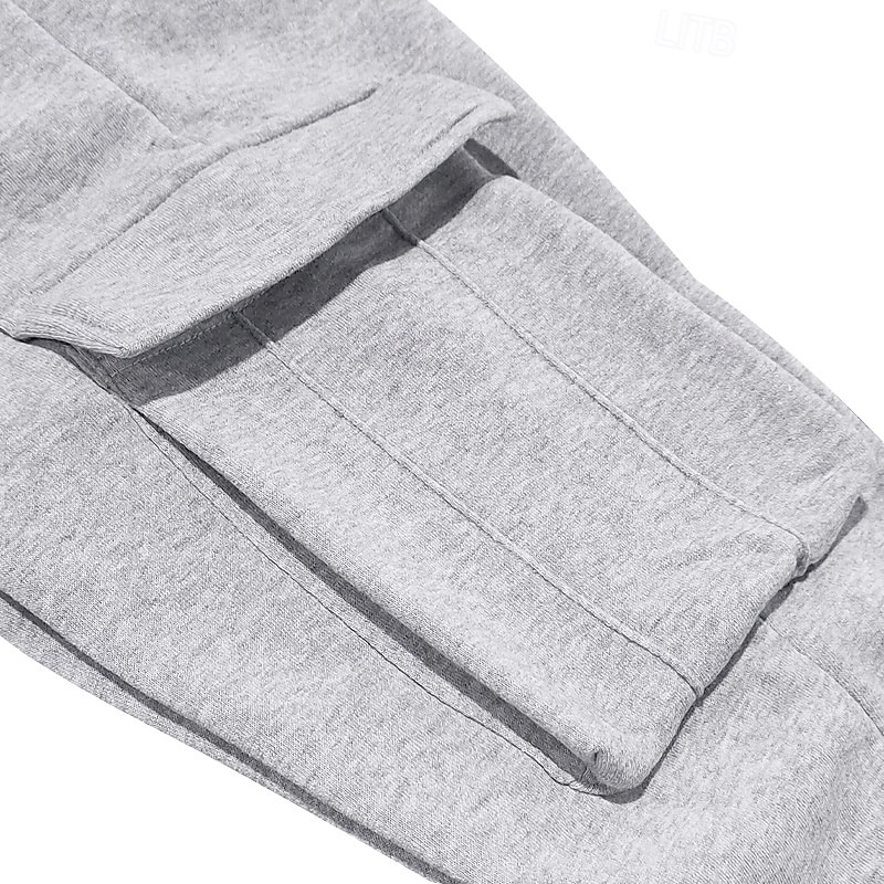 Homme Ensemble Survetement Ensemble de tenues Ensemble de sweats à capuche Sweat à Capuche Extérieur Quotidien Sports Cordon de serrage Avec Poches Uni Rouge vin Noir Blanche Polyester Tenues de Sport de 2026 ? $57.99 –P12