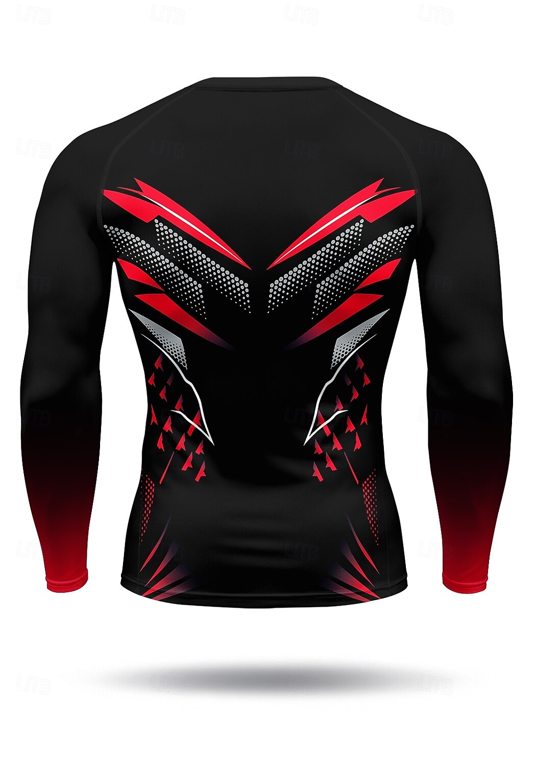 Ανδρικά Μπλούζα συμπίεσης Tricou de Alergat 3D εκτύπωση Μακρυμάνικο Στρώμα βάσης Γεωμετρικό Γρήγορο Στέγνωμα Συμπίεση Ισχυρή ελαστικότητα Ύγρανση Γυμναστήριο προπόνηση Ενεργή εκπαίδευση Ασκηση 2025 - $14.99 –P2
