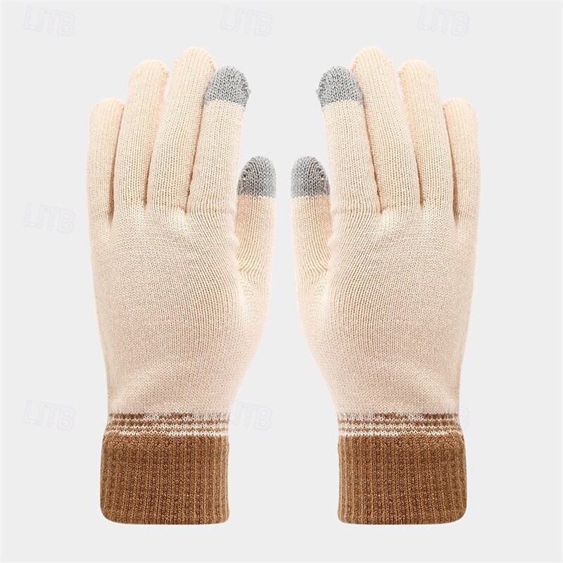 Homens Gorro Chapéus de inverno Gorros Conjunto de chapéu e luvas Gorro de inverno Caqui Cinzento Claro Fibras Acrilicas 3 Peças Tricotado Aconchegante Roupa Diária Para Noite Bloco de cor Quente de 2025 por $28.99 –P15