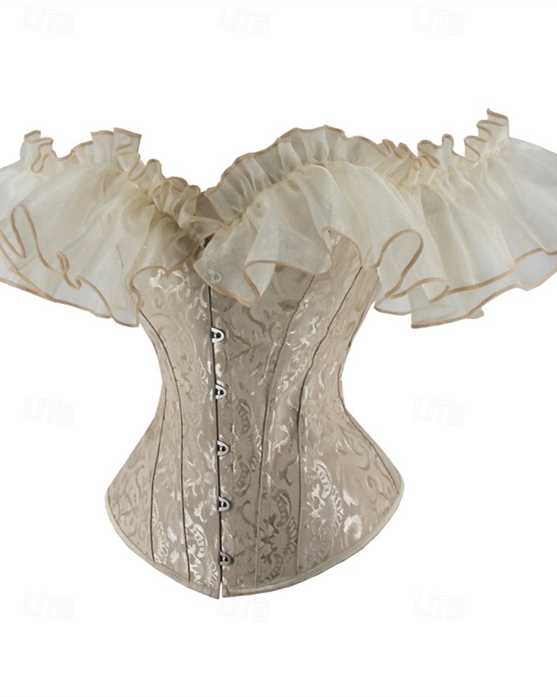 Γυναικεία Κορσέδες Shapewear Μέσης Cincher Διαμορφωτικός Ρουχισμός Σέξι κορσέ Σέξι Γλυκός Μονόχρωμες Σουρωτά Εξώπλατο Διακοπές Δρόμος Ημερομηνία Αμάνικο Κορσές Μαύρο Λευκό Μπεζ Άνοιξη Φθινόπωρο 2025 - $35.99 –P14