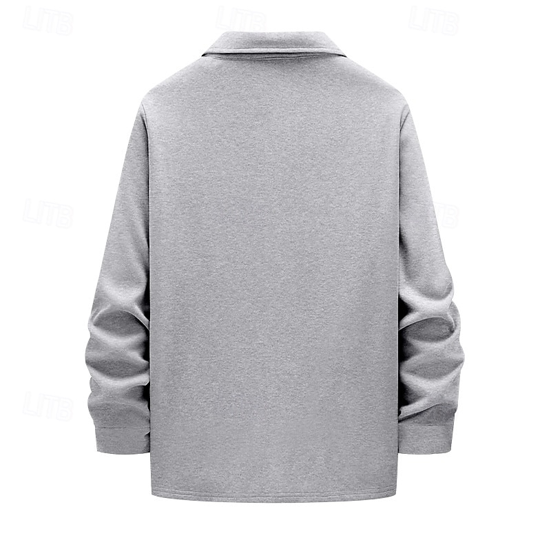 Per uomo Giacca Leggera Giacca Cargo Giacca Casual Vacanza Quotidiano Caldo Tasca Primavera Autunno Semplice Moda Classico Bavero Regolare Nero Rosso Cachi Grigio chiaro Grigio scuro Giacca del 2025 a $24.99 –P14