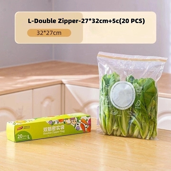 Taili uudelleenkäytettävät ruokasäilytyspussit, gallonan pakastuspussit, astianpesukoneen kestävät&amp;Tiiviit uudelleenkäytettävät gallonapussit, BPA-muovittomat uudelleenkäytettävät 2025 - $11.49 –P5