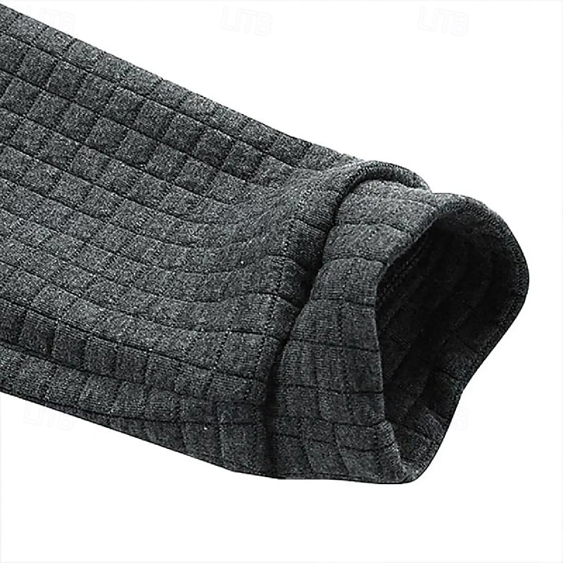 Homens Moletom Moletons Waffle Moletom com capuz Adamascado Preto Branco Verde Tropa Vermelho Com Capuz Tecido Textura Casual Diário Desportos e Ar livre Roupa de rua Legal Roupa de Esporte Primavera de 2026 por $24.99 –P12