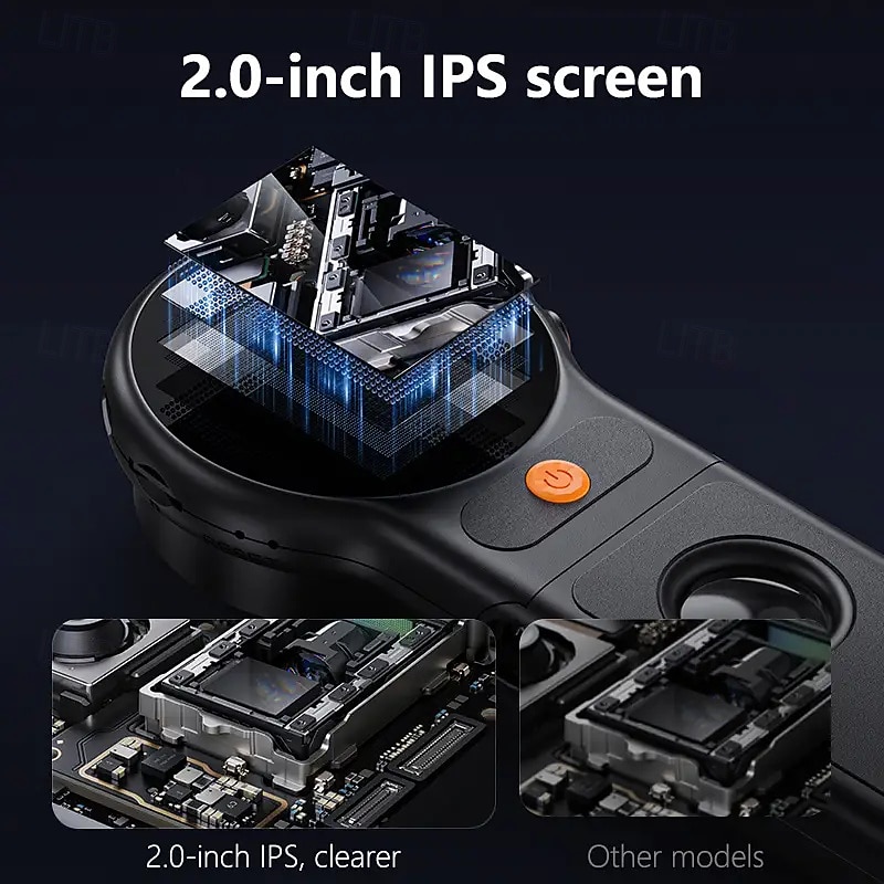 Portable Handheld Digital Microscope with 500x-1000x Magnification Auto Focus Dual Battery/USB Power Compatibility Portable Multifunctional Inspection Tool 2026 - $56.99 –P3