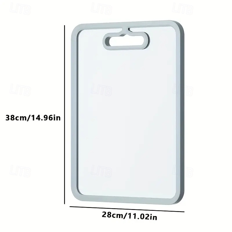 doppelseitiges Schneidebrett aus gehärtetem Glas, tragbares Küchenwerkzeug zum Hacken, Schneiden und Zerteilen von Obst&amp;Gemüse, ideal für Camping und Outdoor 2025 - $23.99 –P15