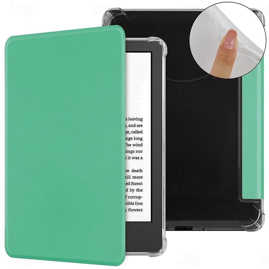 Чехол для планшета Amazon Kindle Paperwhite (12-го поколения) 2024 года, Kindle Paperwhite 11-го поколения 2022 года, 6-спусковая ручка, интеллектуальное автоматическое включение/выключение, защитный 2025 - $13.99 –P1
