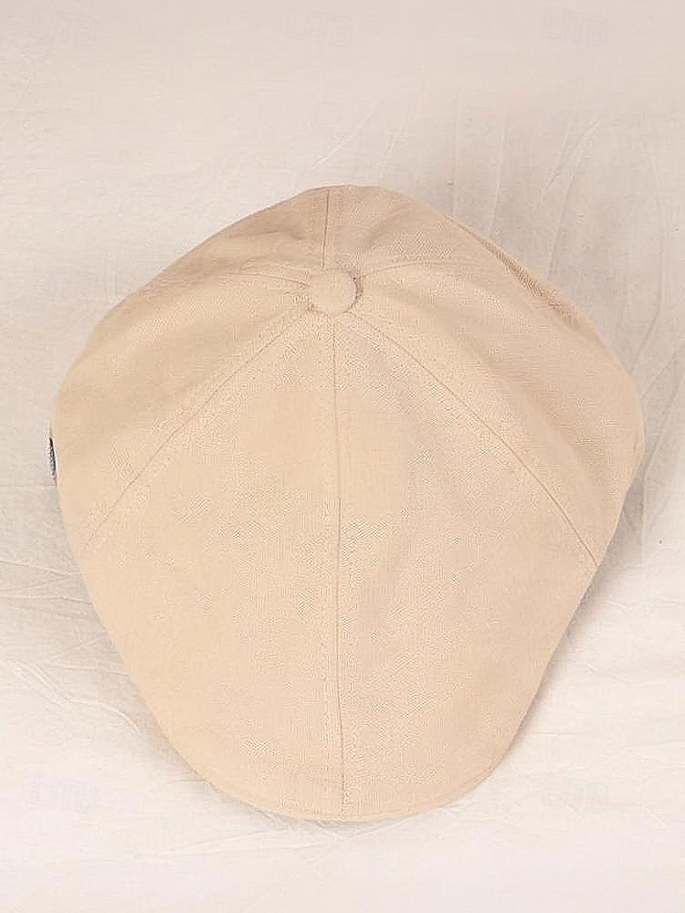 Herre bomullsflakhatt vintage avisboyhatt, justerbar Gatsby beretlue til julefester, vinterantrekk og hverdagsbruk 2026 - $11.99 –P9