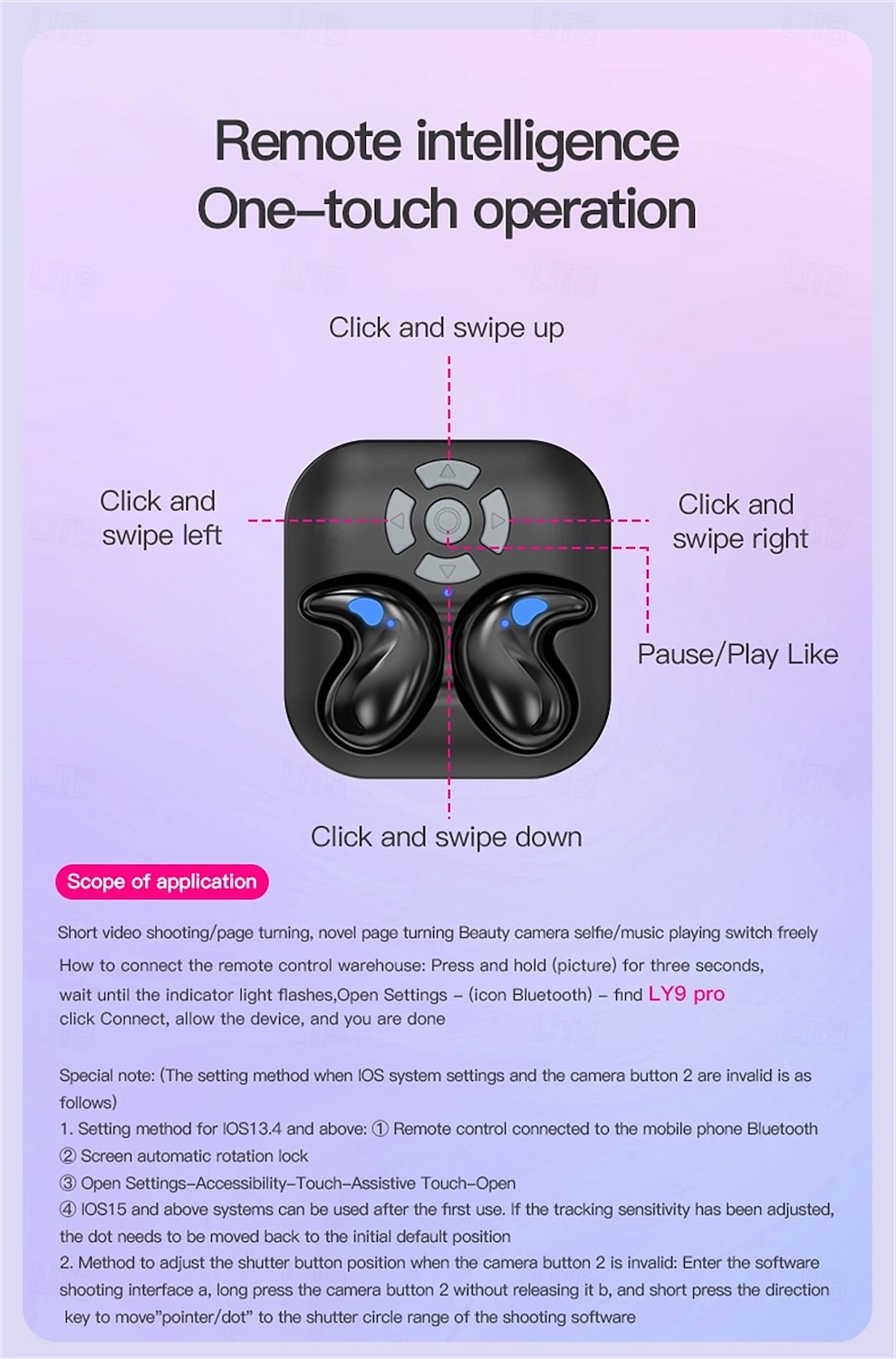 LY9 TWS True auriculares inalámbricos En el oido Bluetooth5.0 Deportes Estéreo Sonido envolvente para Apple Samsung Huawei Xiaomi MI Entrenamiento de gimnasio Esquí Camping / Senderismo Oficina de 2025 - $16.99 –P7