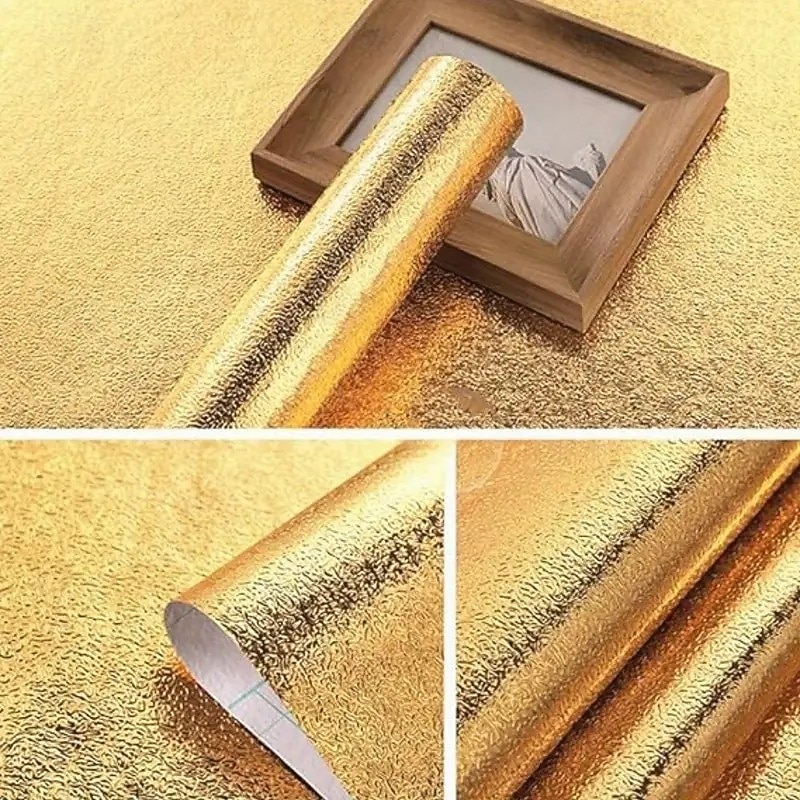 2 rolos de adesivos para backsplash de cozinha, papel de parede autoadesivo de folha de alumínio - resistente ao calor 450 ° F, à prova de óleo, à prova d'água, fácil de cortar para armários, fogões, de 2026 por $16.99 –P8