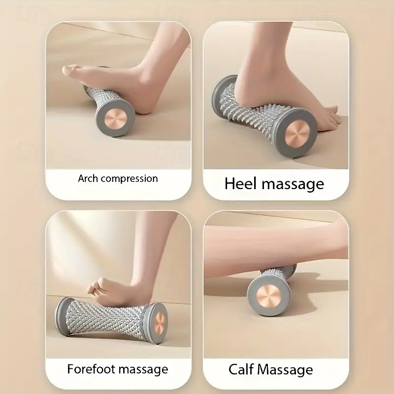 1 rolo de massagem para os pés para fáscia plantar – exercitador de pés doméstico não elétrico, material plástico para maior conforto dos pés de 2026 por $13.99 –P1