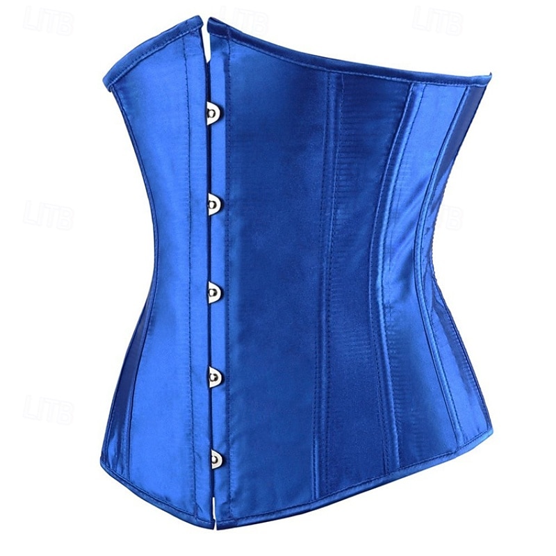 Per donna Corsetto modellante per la vita Intimo Modellante Corsetto sexy Moda Dolce Colore Puro Orlo irregolare Senza schiena Vacanza Streetwear Data Senza Maniche Top con spalle scoperte Nero Rosso del 2026 a $27.99 –P16