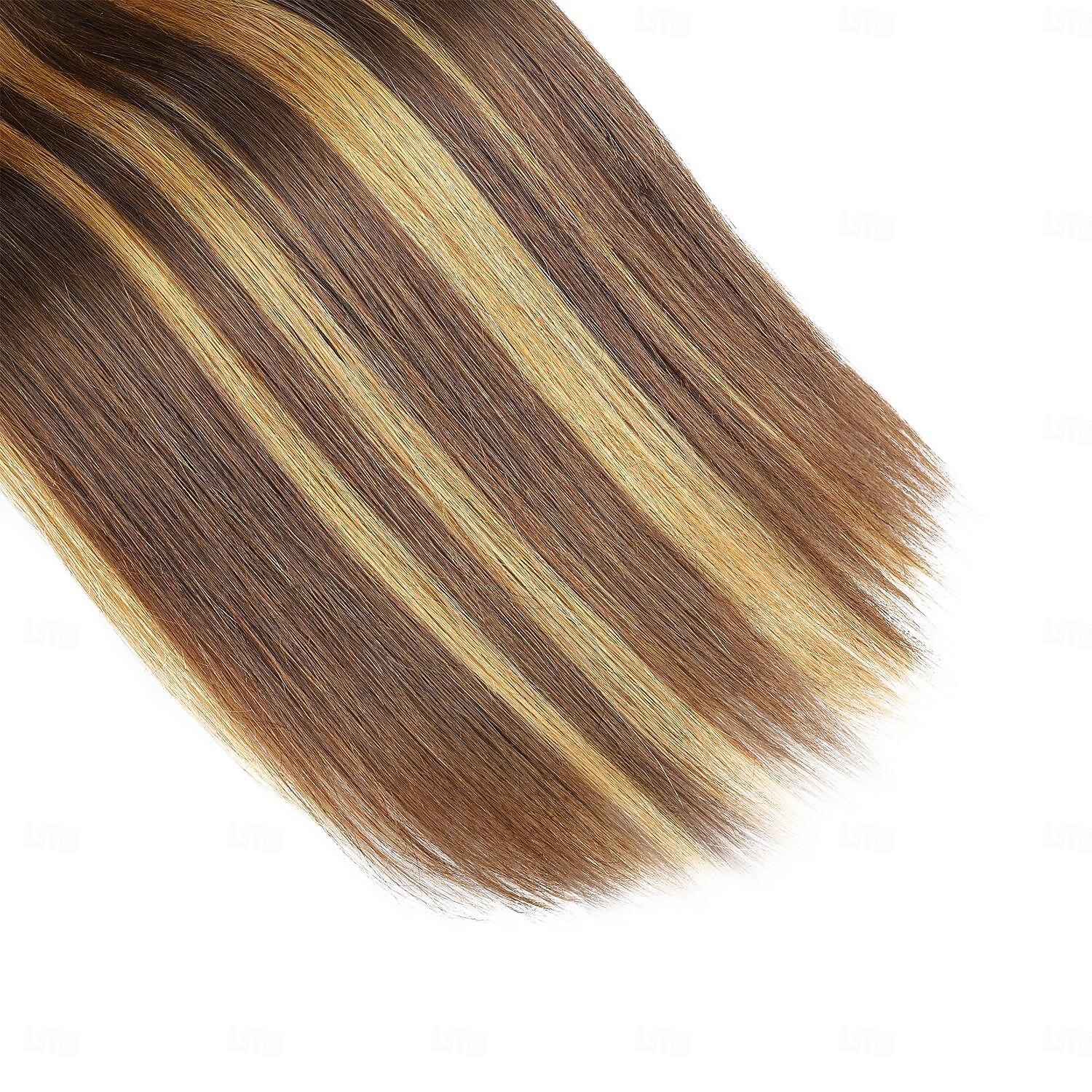 highlight p4/27 14-18 inch steil haar lang 9-delige set pu dikke clip-in haarextensies 2025 - $170.99 –P4
