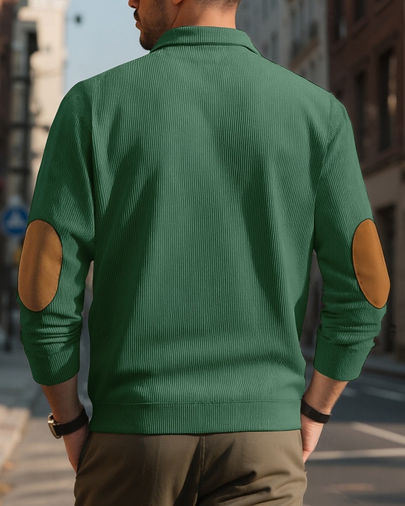 Homens Moletom Preto Verde Claro Verde Tropa Azul Marinha Azul Henley Bloco de cor Patchwork Desportos e Ar livre Diário Feriado Poliéster Roupa de rua Básico Casual Primavera Outono Roupa Moletons de 2025 por $24.99 –P4