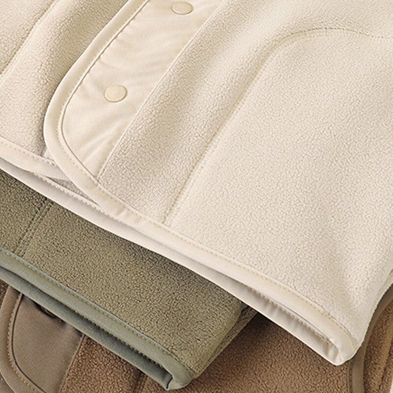 Barn Unisex Vest frakk Yttertøy Helfarge Ermeløs Lomme Knapper Hold Varm Myk Pustende Frakk utendørs Mote Daglig Brun Grønn Kakifarget Høst Vinter 4 år + 2025 - $29.99 –P7