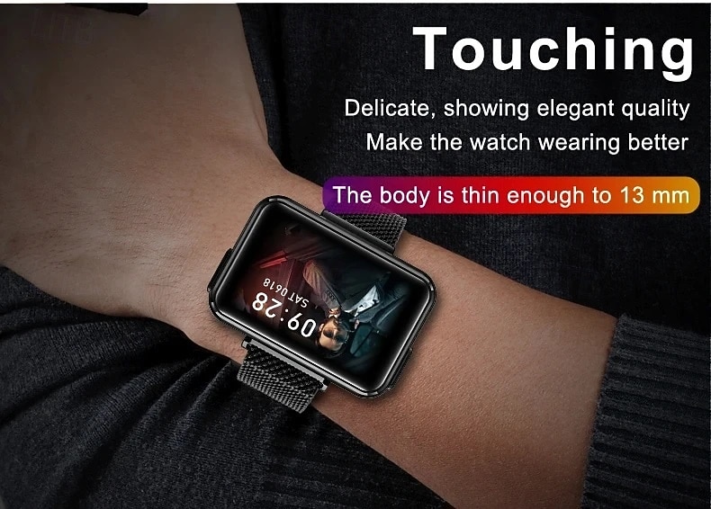 T91 Reloj inteligente 1.4 pulgada Smartwatch Reloj elegante Bluetooth Monitoreo de temperatura Podómetro Recordatorio de Llamadas Compatible con Android iOS Mujer Hombre Larga espera Impermeable 2025 - $71.99 –P4